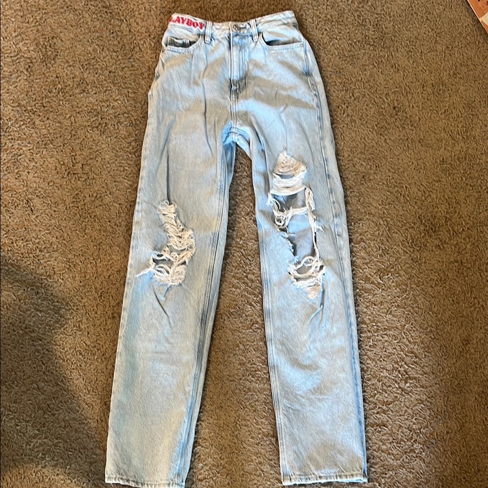 PLAYBOY by PacSun Denim Jeans in Light Blue